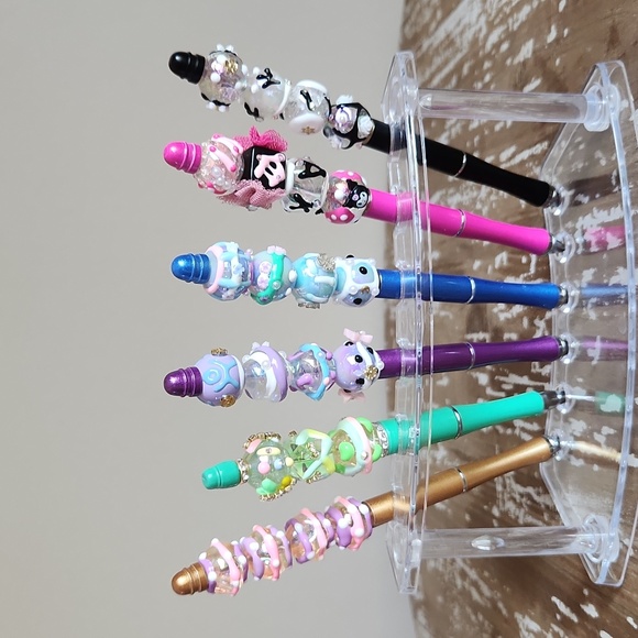 Beaded Pens with Hand Painted Beads - Picture 5 of 7